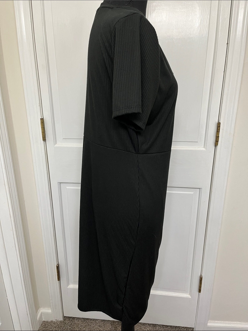 Pulse Black Ribbed Knit Dress - Picture 7 of 7